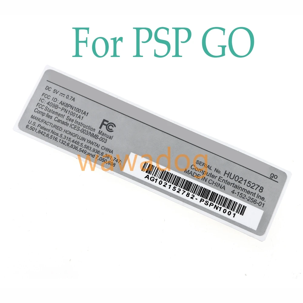 5pcs For PSP GO Game Console Shell Back Label Sticker for PSPGO Seal Shielding Sticker - Image 2