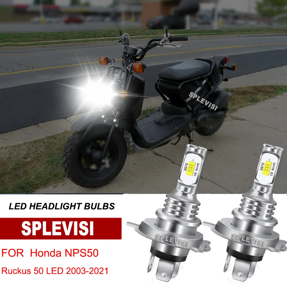 

Plug-N-Play Direct Installation motorcycle headlight for Honda NPS50 Ruckus 50 LED 2003-2021 CHF50 Metropolitan 2002-2018