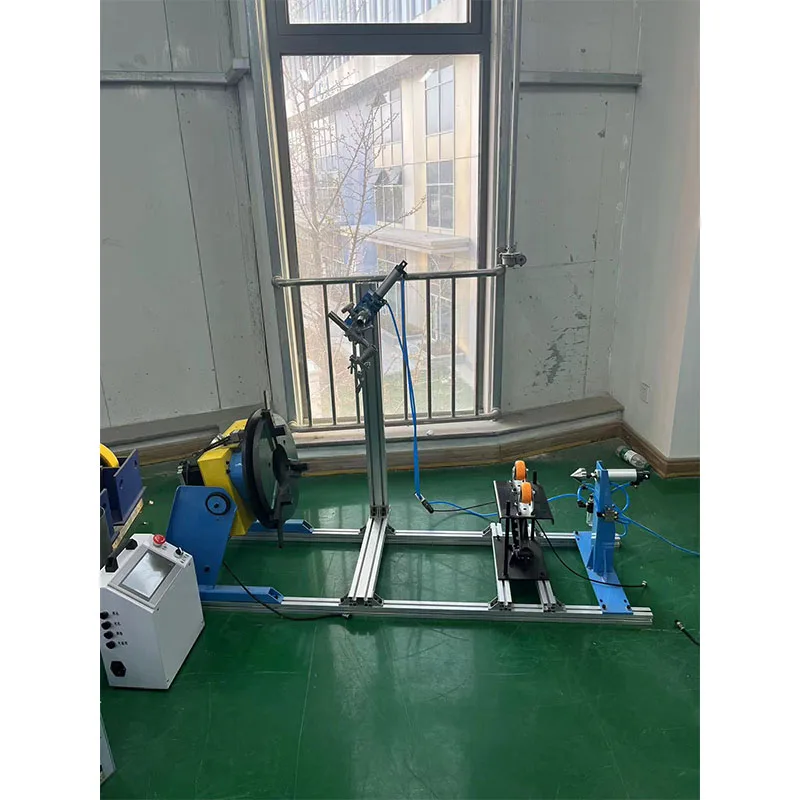 100kg 170mm Hole CNC Automatic Welding Rotary Table Positioner 3D Adjustable Tailstock Guide Rail Industrial Welding Tool