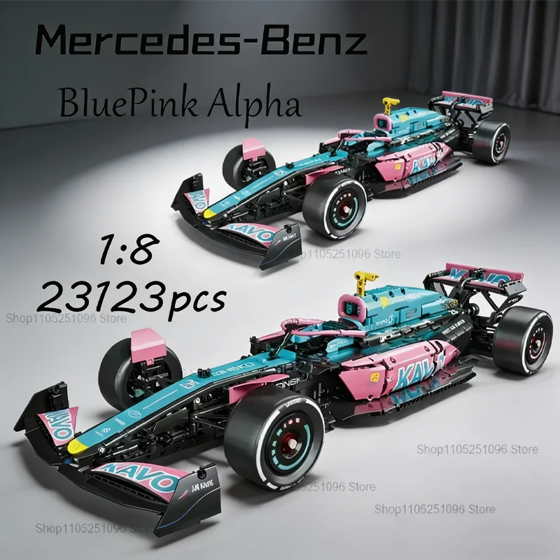 2312ピース-レーシングビルディングブロック-組み立て式クールカーコレクション-ディスプレイモデルキット-男の子向け子供用キット-組み立ておもちゃ-誕生日プレゼント