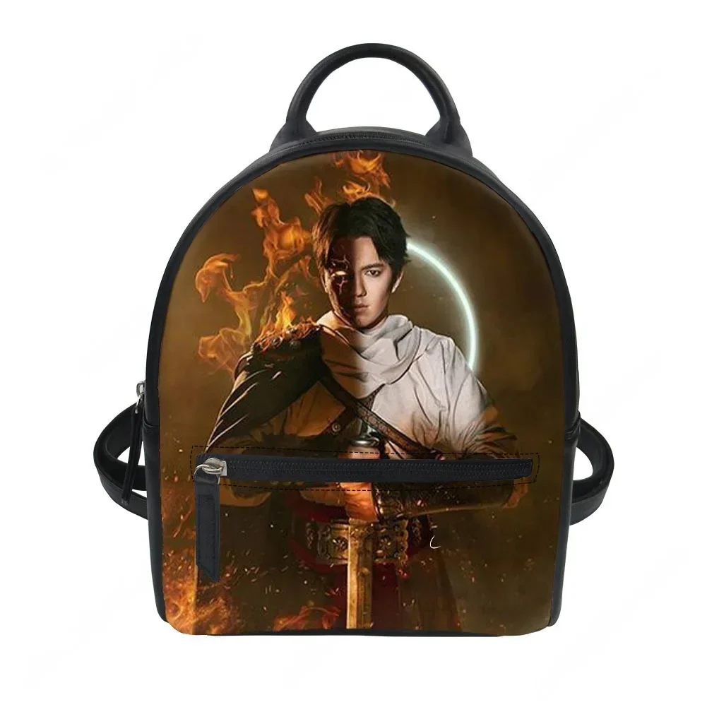 

Dimash Qudaibergen Custom Backpack Purse Women Pop Singer Carter Schoolbags Double Shoulder Bag Mini Daypack Leather Travel Bag