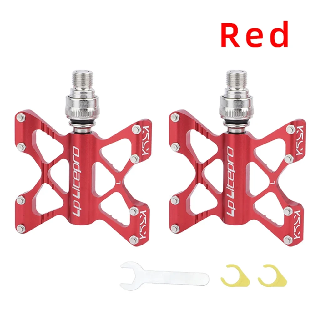 

Быстросъемная педаль, нескользящие педали, быстросъемные педали, 1 пара аксессуаров для велосипеда из алюминиевого сплава, часть велосипеда MTB