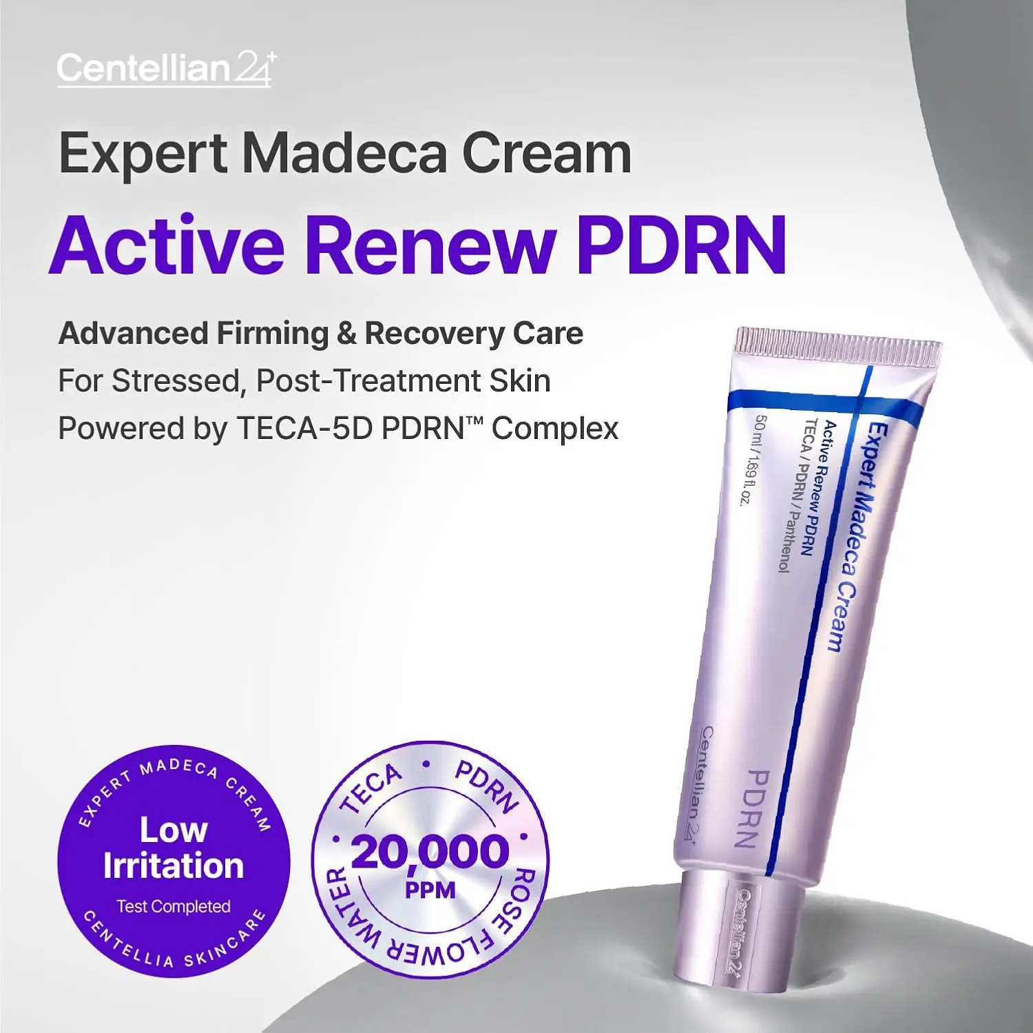 Centellian24 360 Shot PDRN Firming Eye Cream+Madeca Cream Soothing & Hydrating Face Moisturizer Skin Barrier Korean Skincare