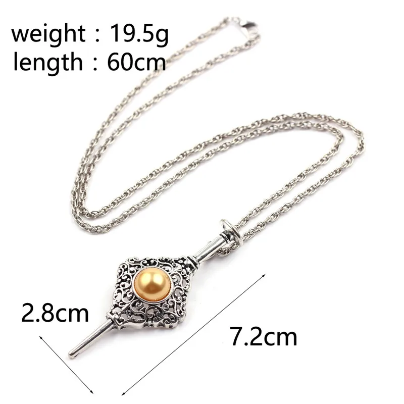 Fantastic Beasts the Crimes of Grindelwald One Sided Blood League Long Necklace Pendant Unisex Choker Jewelry