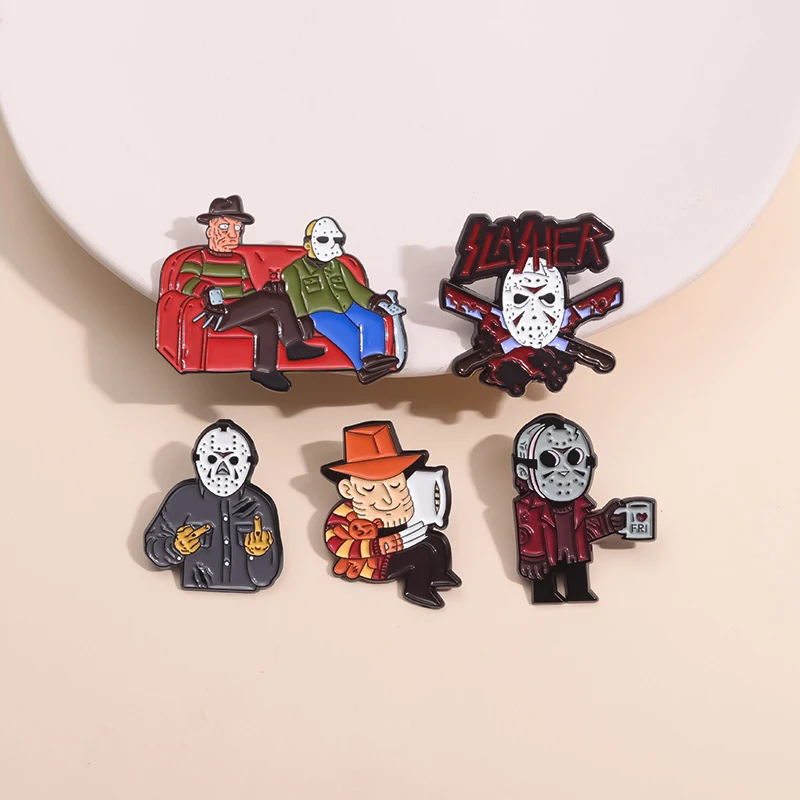 Anime Charaktere Emaille Pins 3-6 teile/satz Film Magie Broschen Revers Abzeichen Punk Schmuck Geschenk für Fans Freunde