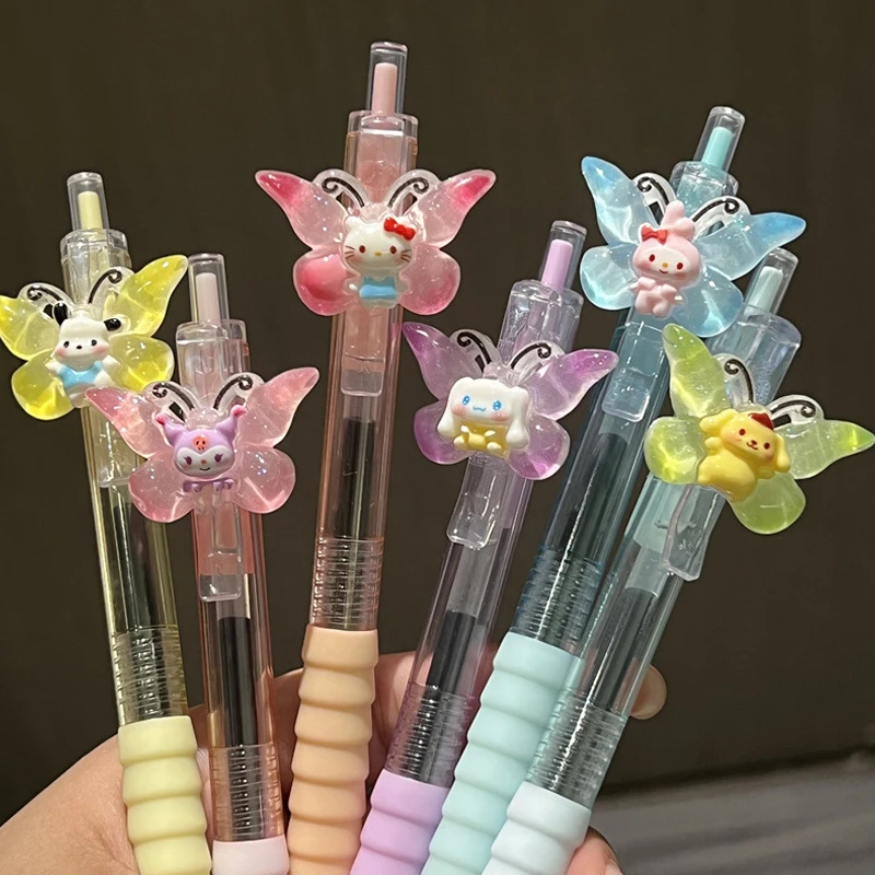 Kawaii 0.5mm Black Ink Neutral Pens Korean Stationery Writing Tool School Office Supplies Gel Pen