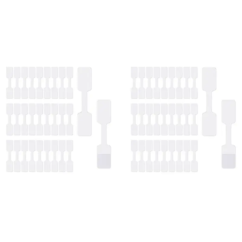 Ingenious-1000Pcs Blank Jewelry Price Tags Stickers Jewelry Price Label For Necklace Earring Price Identify Rectangle Label