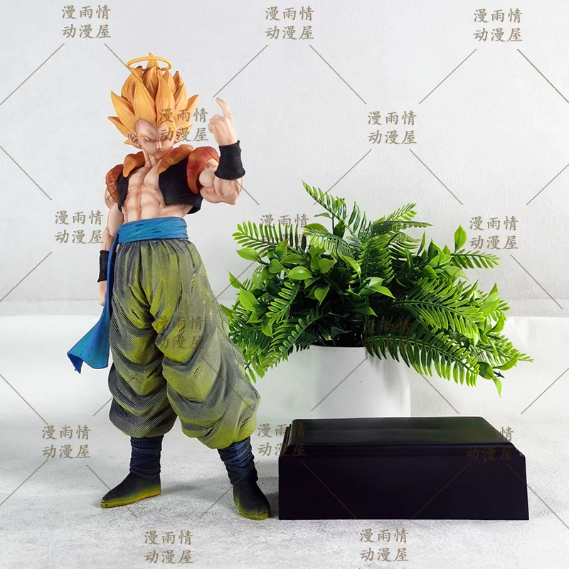 New Super Saiyan Gogeta Action Figure Dragon Ball Z Anime Pvc Model Statue Collection Decoration Toy Gift - view 2