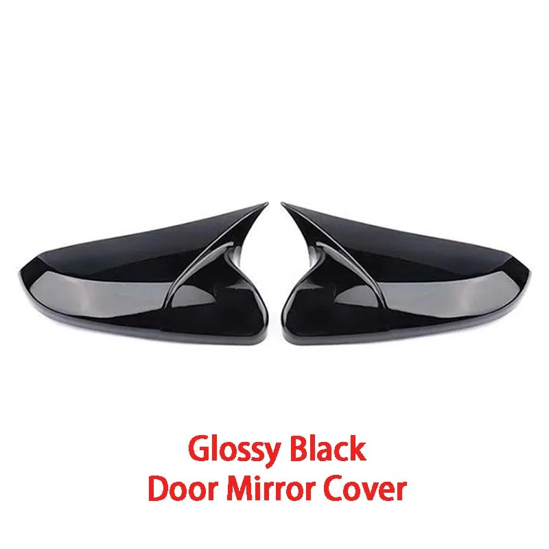 الثور القرن غطاء مرآة الباب لهوندا انسايت ZE4 2018 2019 2020 2021 2022 2023 2024 سيارة الديكور سيارة ترقية تصفيف السيارة #4