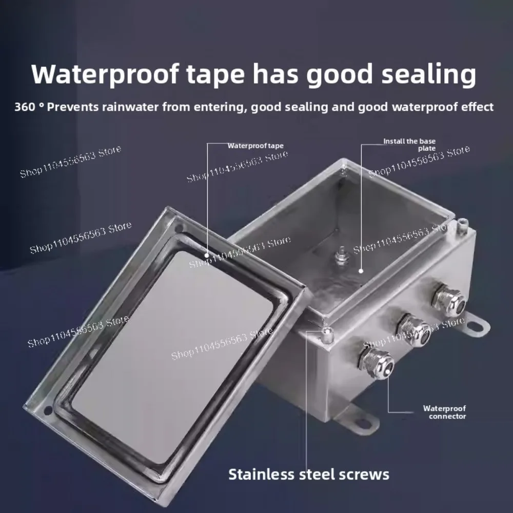 

Распределительная коробка для наружного применения из нержавеющей стали 304/316L — водонепроницаемая клеммная коробка с защитой от коррозии