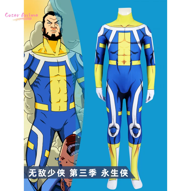 Invencível o imortal cosplay traje uniforme halloween carnaval festa de natal jogar papel roupas