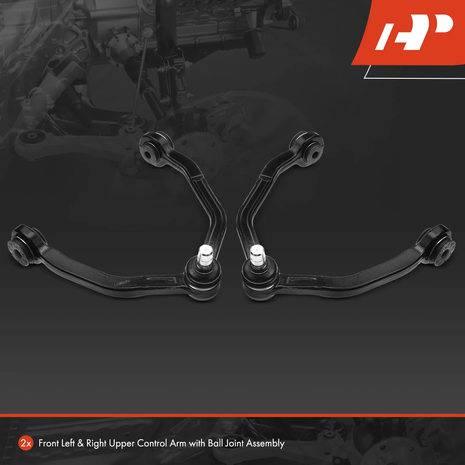 A-Premium 2x Front Upper Control Arm with Ball Joint for Mercury Cougar 1989-1997 Ford Thunderbird 1989-1997