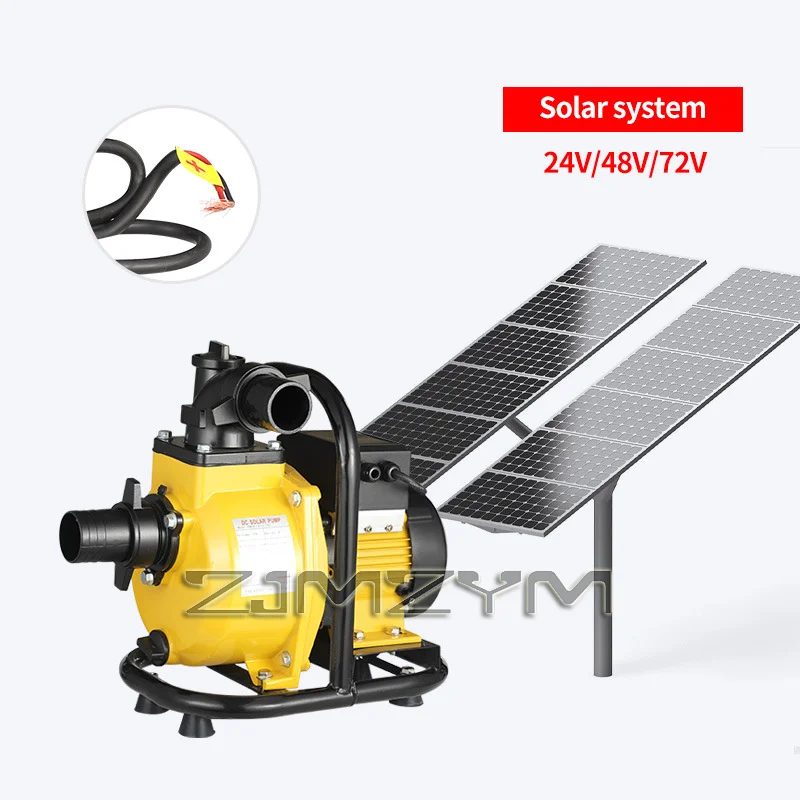 

DC Solar Variable Frequency Pump 24V-72V Large Flow High Lift Solar Pump for Water Transfer Solar-Powered Pumps
