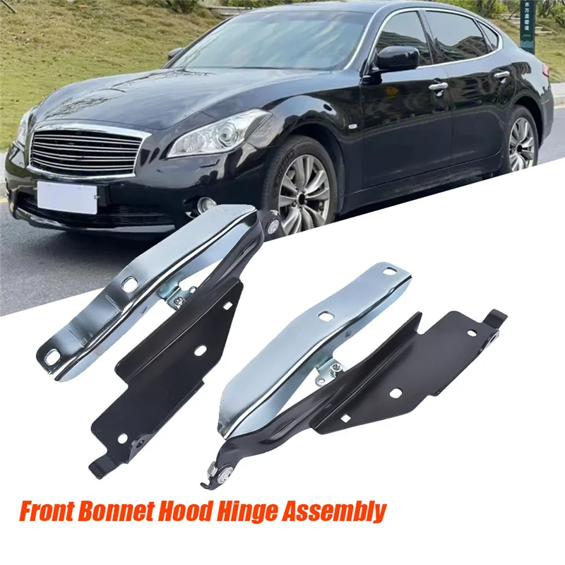 A30F-1Pair Front Bonnet Hood Scharnier 65401-JF00B 65400-JF00B Für Infiniti Q50 Q60 Q70 Q70L 2014-2018 Hood Pivot Schwenk Montage
