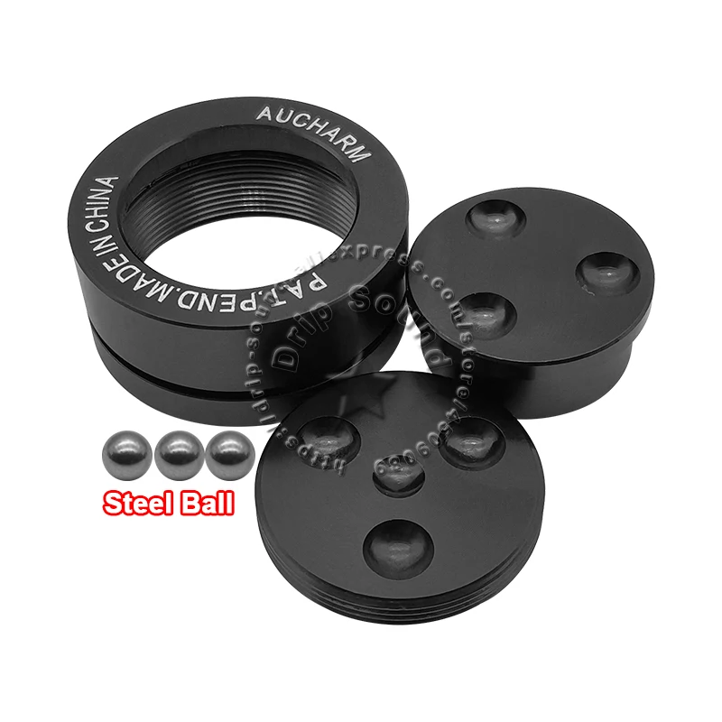 4 قطعة 39 مللي متر الألومنيوم المتكلم سبايك الوسادة الصلب الكرة امتصاص الصدمات عزل حامل قدم قابل للتعديل التخميد مسمار # 2