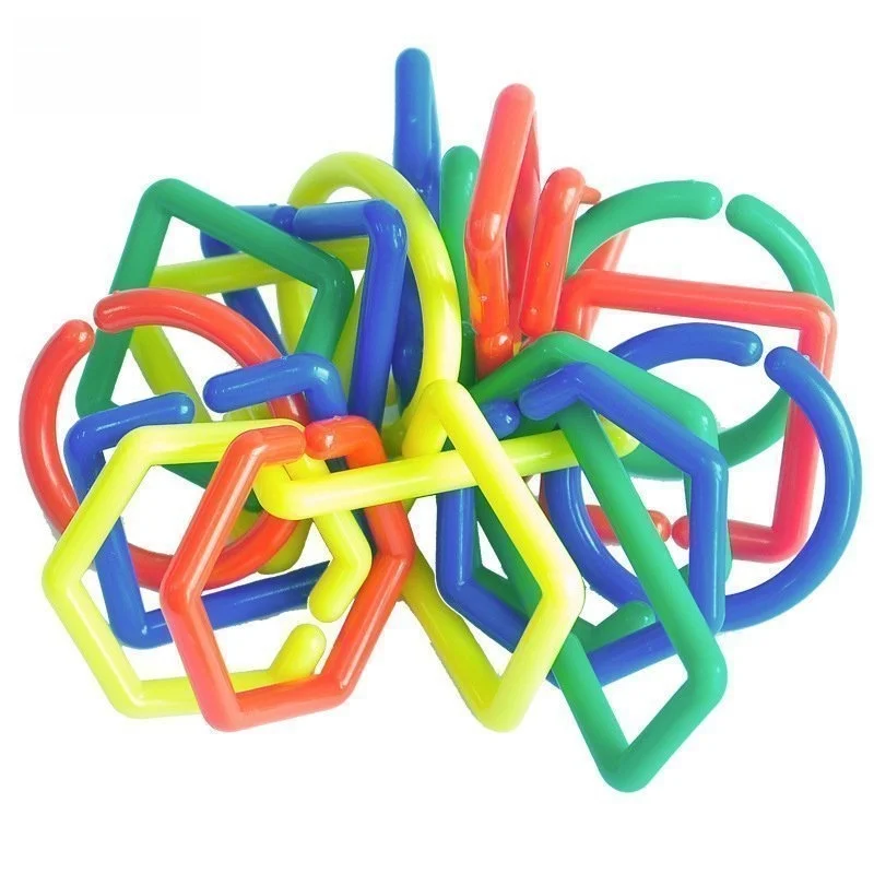 

Геометрические соединительные кольца USL Logic Linking Rings, 40 штук, для сортировки, математическая игра, обучающие пособия, игрушка для детей