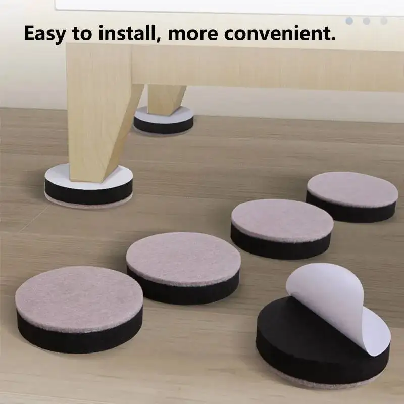 

Slip-proof Noise-reducing Furniture Leg Feet Pads Sofa Cabinet Bed Heighten Foot Pad Thickened Table Desk Wear-resistant Leg Pad