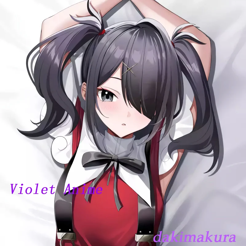 Dakimakura-Anime Ame Chan طباعة على الوجهين بالحجم الطبيعي غطاء وسادة الجسم ، هدايا الفراش #2
