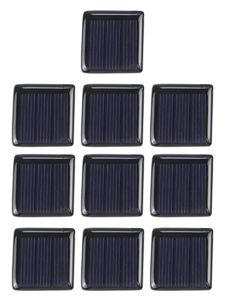10pcs for mini for solar Panel Cells 1 5V 60mA 0 09W 30mm x 30mm for DIY for solar Powered Devices with Epoxy Resin Coating