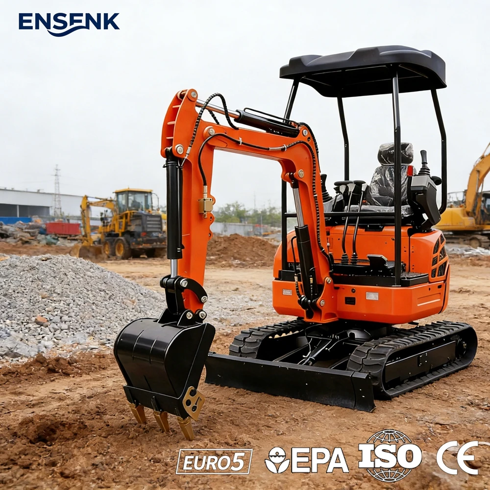 

Mini Excavator 0.8Ton 1.5Ton 1.7Ton Construction 2.0Ton Kubota Engine Multifunctional CE Epa Tools Digger