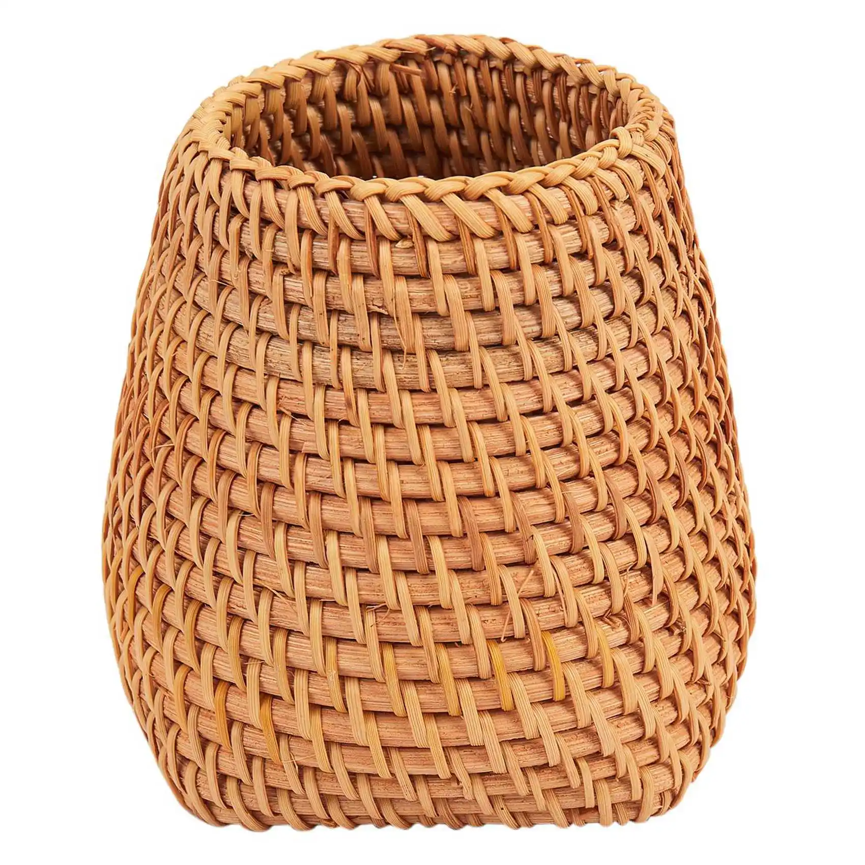 

ABBN-3X Rattan Chopsticks Tube Shovel Spoons Bucket Dinner Knives Forks Tableware Home Storage Baskets Organizer C