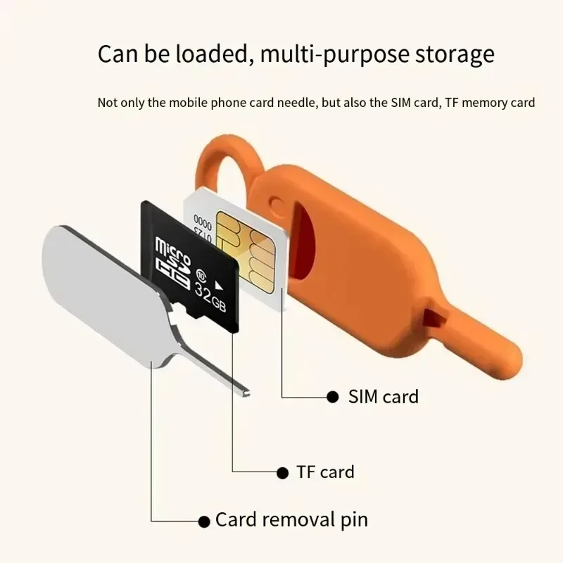 2in1 Anti-Verloren Kaart Pin Voor Iphone 16 15 Samsung Universele Dolfijn Vorm Sim Kaart Remover Lade Om De Sim-Kaart Uitwerpen Tool Te Openen