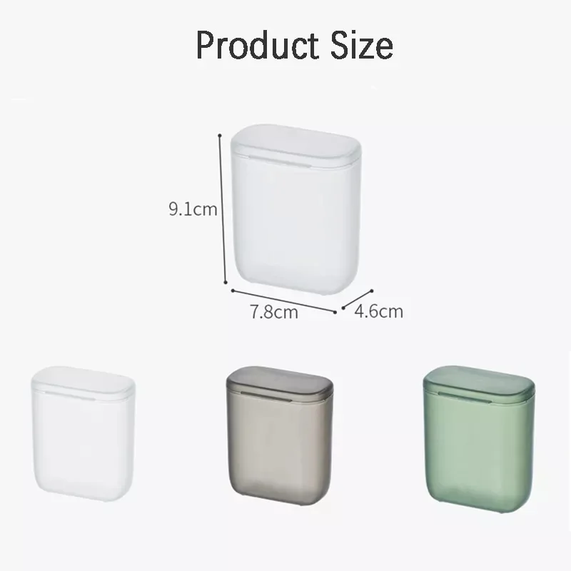 Portable Data Cable Storage Box Desktop Organizer Travel Home Transparent Dustproof Container Box Headphone Charger Wire Holder