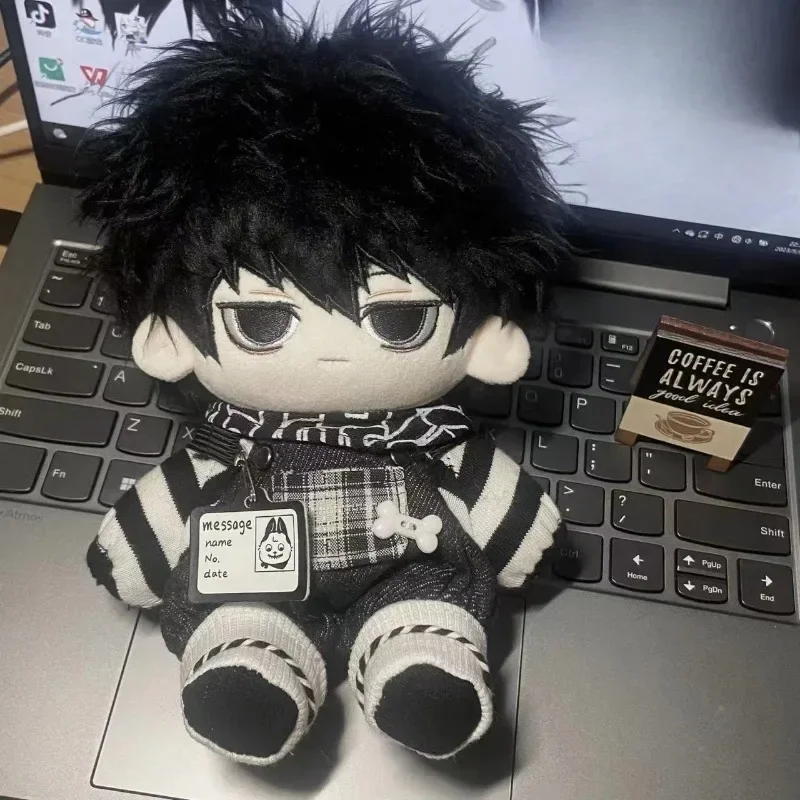 

20cm Anime Death L Lawliet Kawaii Cosplay Plushies Doll Dress up Clothing Costume Cartoon Soft Plush Toy Figures Decor Fans Gift