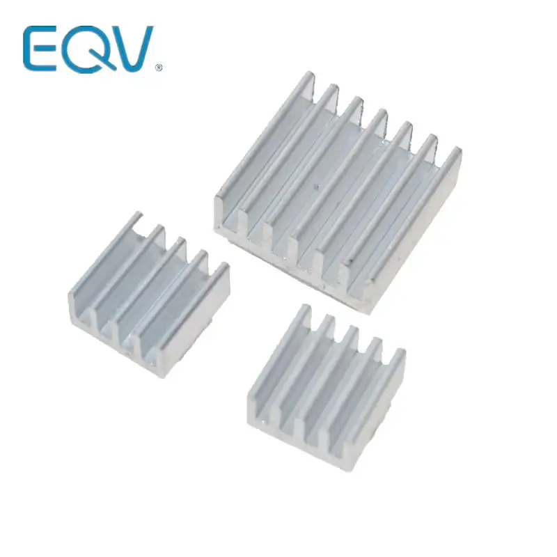 30pcs/lot Raspberry PI 3 Pure Aluminum Heat Sink Set Kit 30pcs=Chip heat sink 14*14mm (10pcs)+ 8*8mm (20pcs)