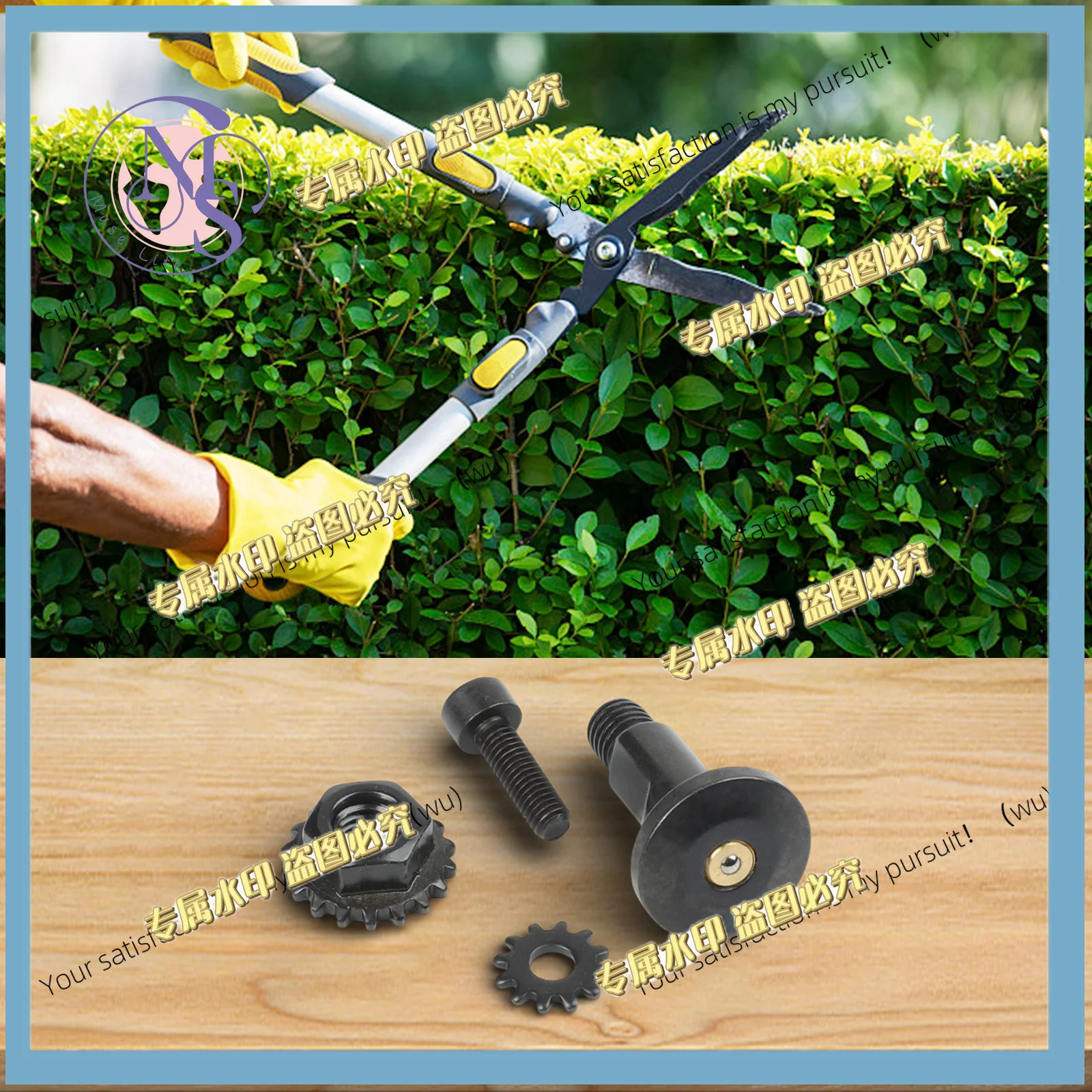 4pcs Bimetal pruning shears are used for garden pruning
