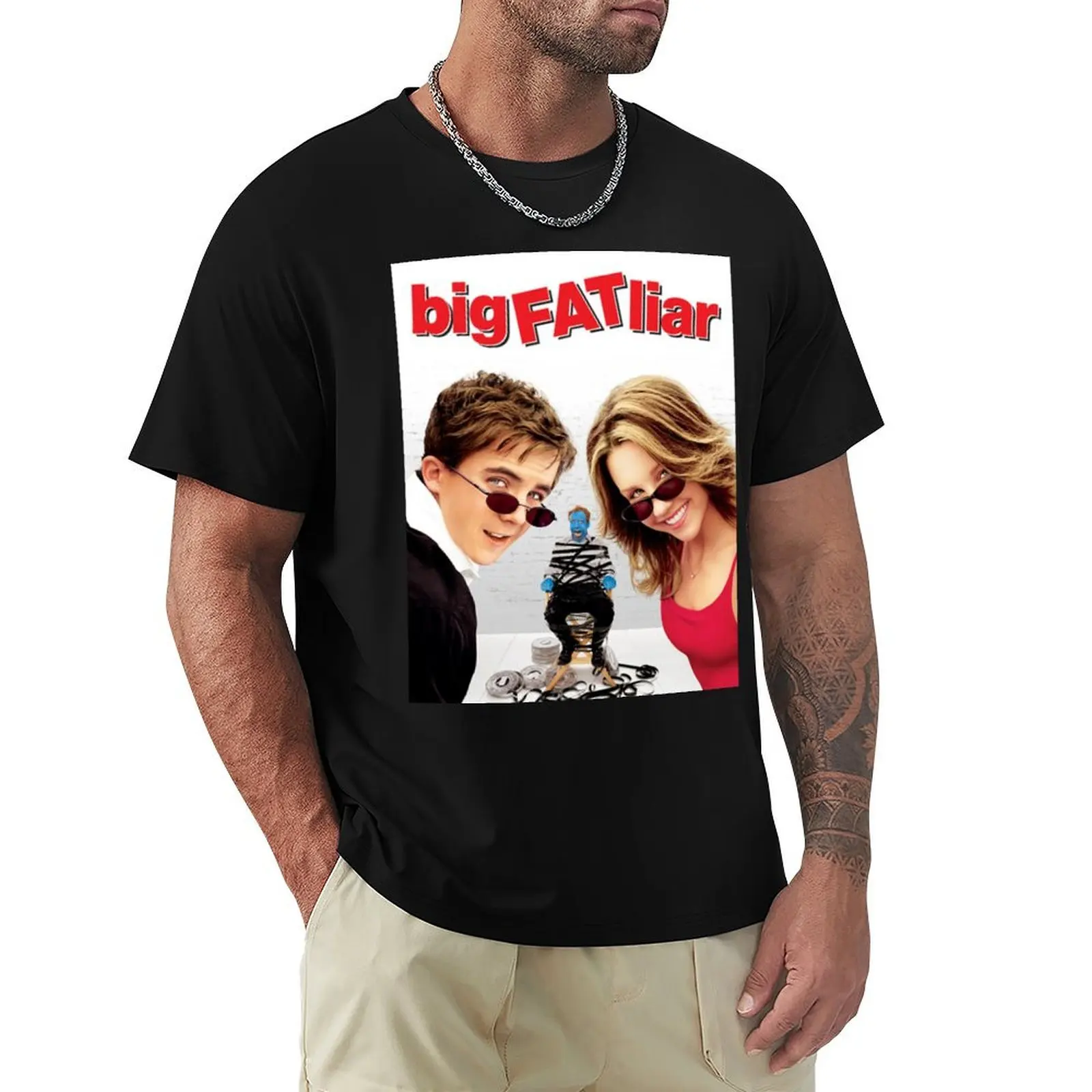 Big Fat Liar T-Shirt Gym Wear Breathable Short Sleeve Tee