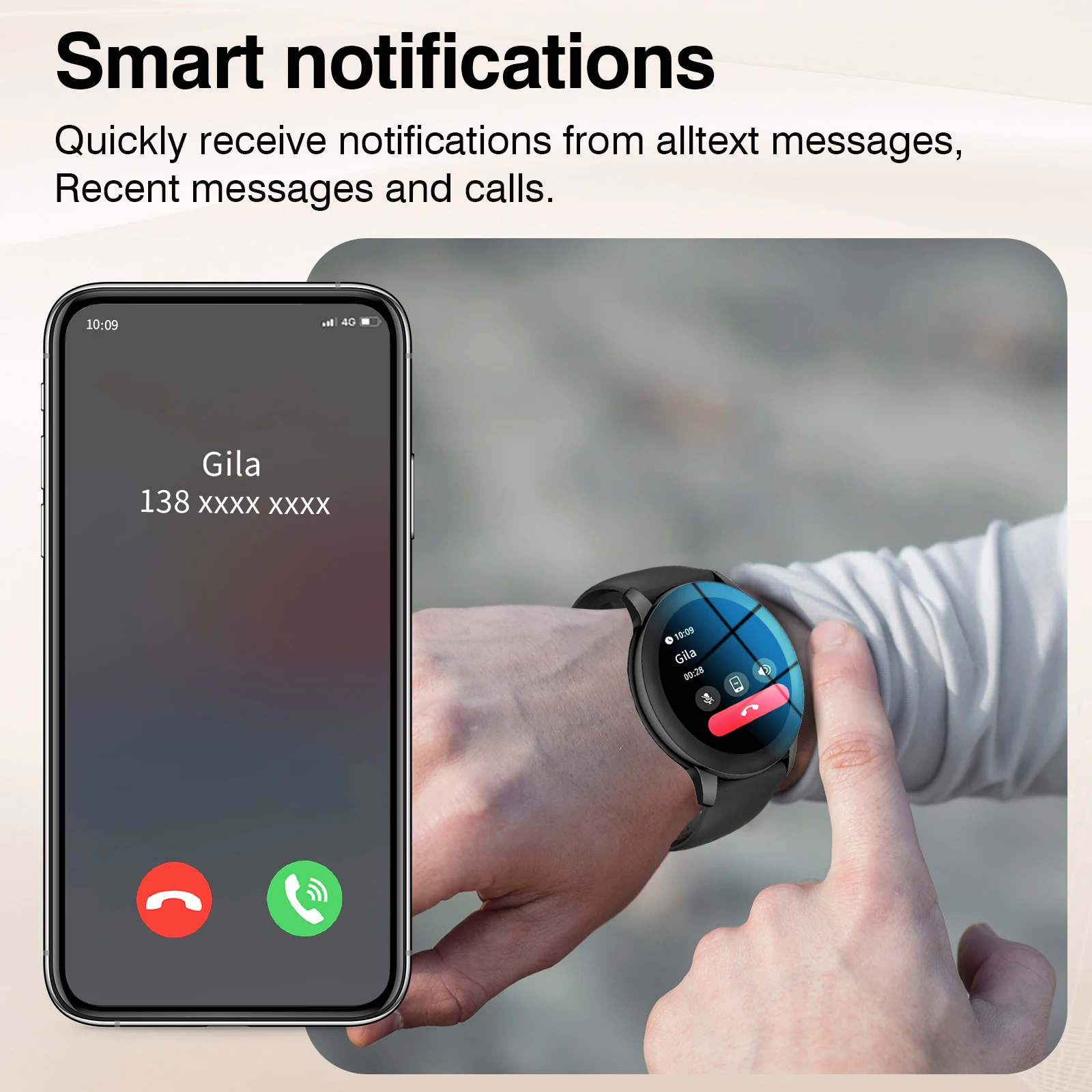 ساعة ذكية جديدة 2025 شحن لاسلكي Smartwatch بلوتوث المكالمات الساعات الرجال النساء سوار لياقة بدنية ساعة مخصصة الوجه + صندوق #2