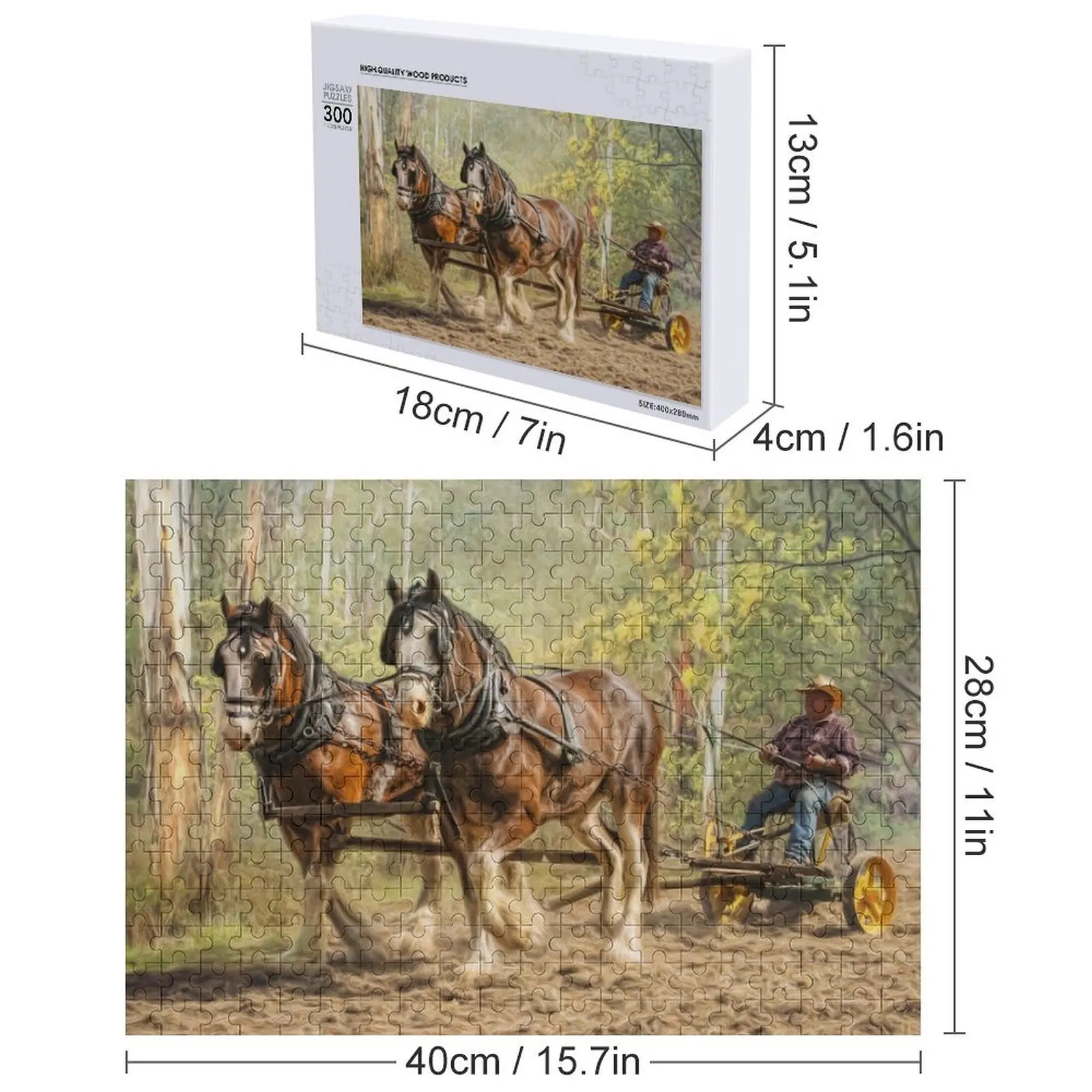 تحضير اللغز المخصص مع الصور لغز الخشب المخصص