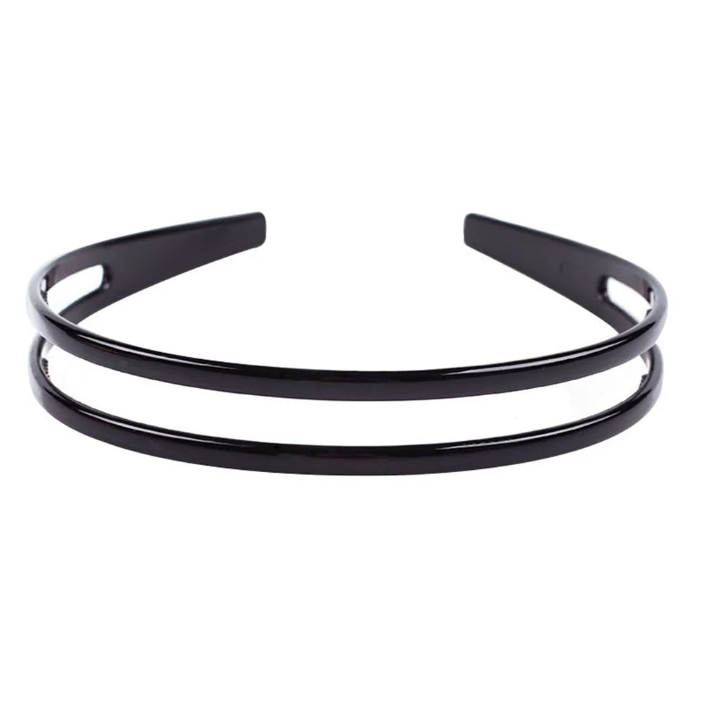 

6pcs Anti-Slip Double Row Headband Fashion Women Toothed Hoop Toothed Hair Hoop Styling Tool Hair Care Accessory