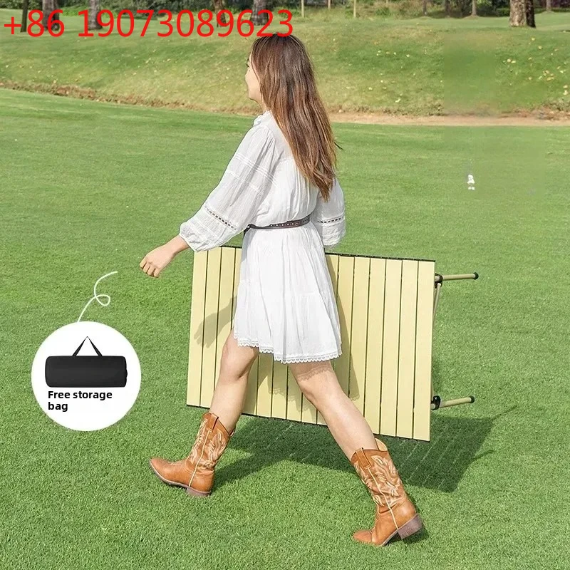 

Outdoor Folding Tables And Chairs, Portable, Ultra-lightweight, Camping Tables And Chairs, Egg Roll