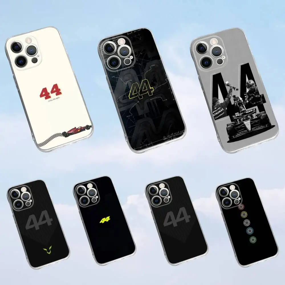 

Epc F-F1 R-Racing 44 Phone Case For iPhone 16,15,14,13,12,11 Pro,Max,Plus,X,XS,XR,SE,Mini Transparent Silicone Soft