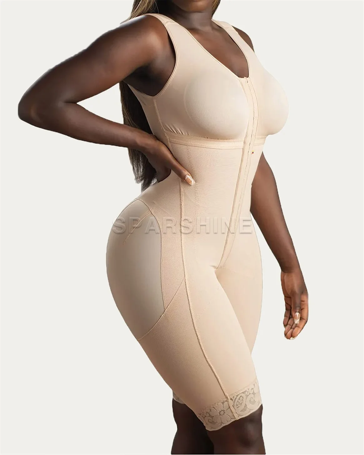 Breasted Sleeveless Bodysuit Button Up Shapewear Reducing And Shaping Fajas Colombianas Girdles For Women