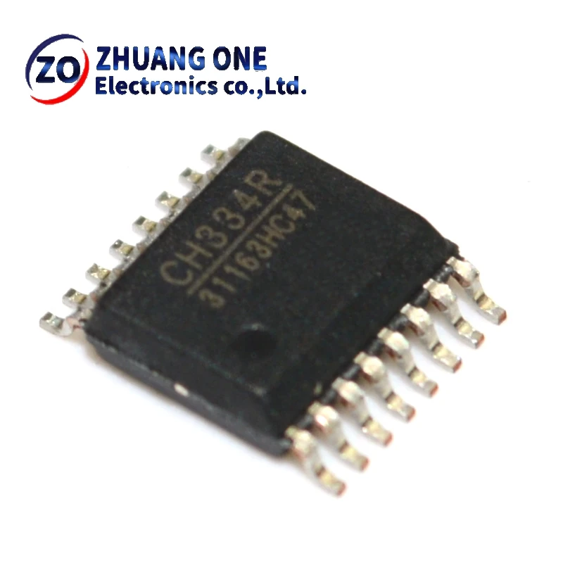 5pcs ch334r ch334r ch334h qfn28 ch334q qfn36 ch334f qfn24 ch334p qfn24 ch334p qfn16 ch334l lqfp48 ch335f QFN-28 ch334g