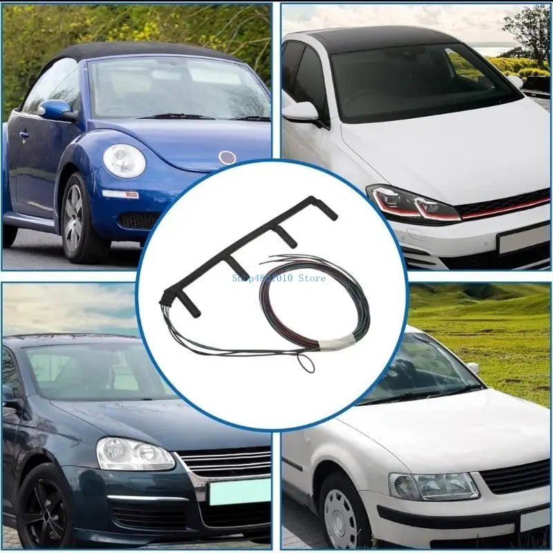 

T3LF For Golf 904-417 V10830116 Car Glow Plugs & Bridge Wiring Harness Connector Plug
