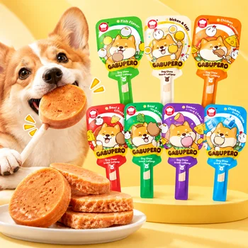Dog Dental Chew Lollipop Snack 7 Flavors Assorted Natural Pet Treats Teeth Grinding Training Cleaning Stick Puppy Reward Toy 1