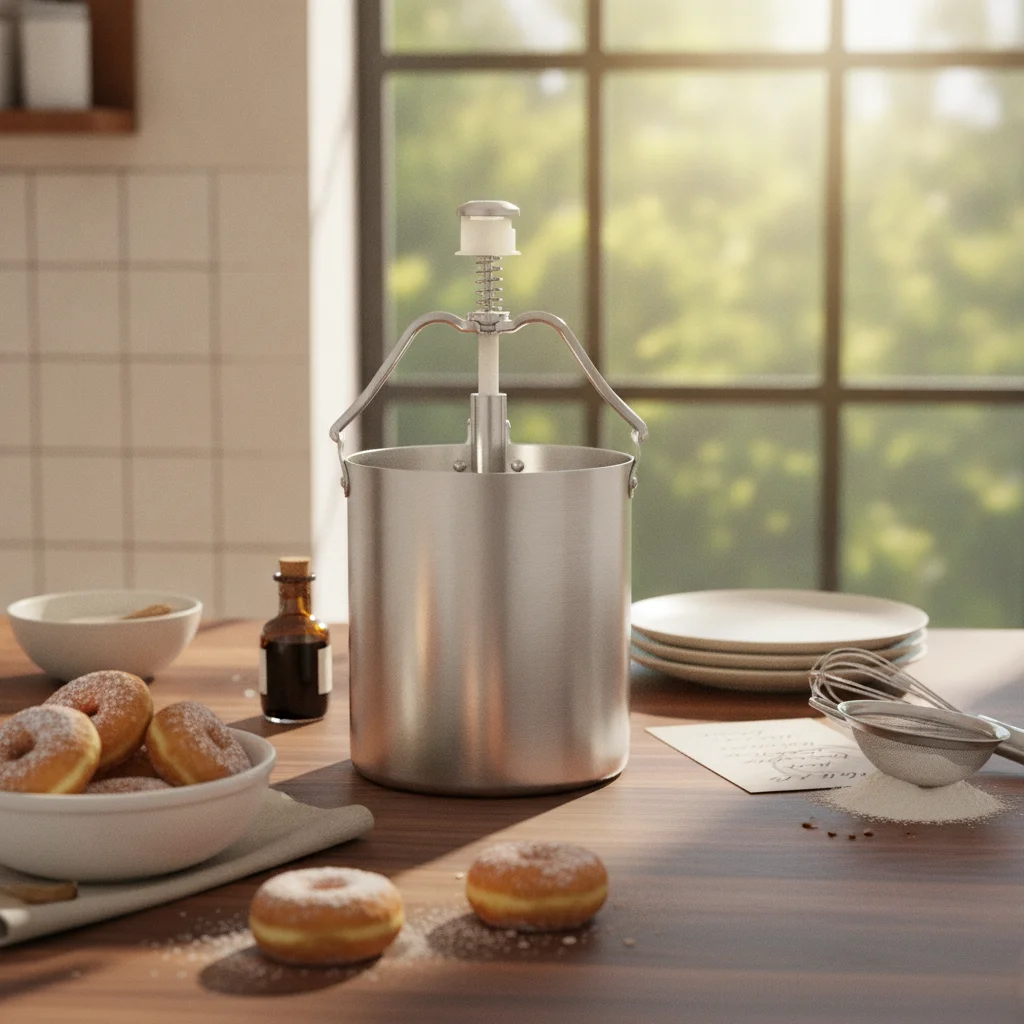 Pancake Batter Dispenser Spring-Loaded Waffle Batter Dispenser Kitchen Tool Food-Grade Rust-Resistant for Bakers, Bakery