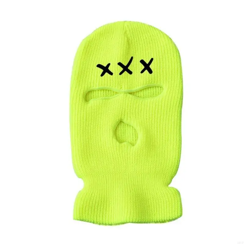 قناع محبوك لغطاء الوجه بالكامل بالاكلافا الشتوي الإبداعي حرف X للوي البارد