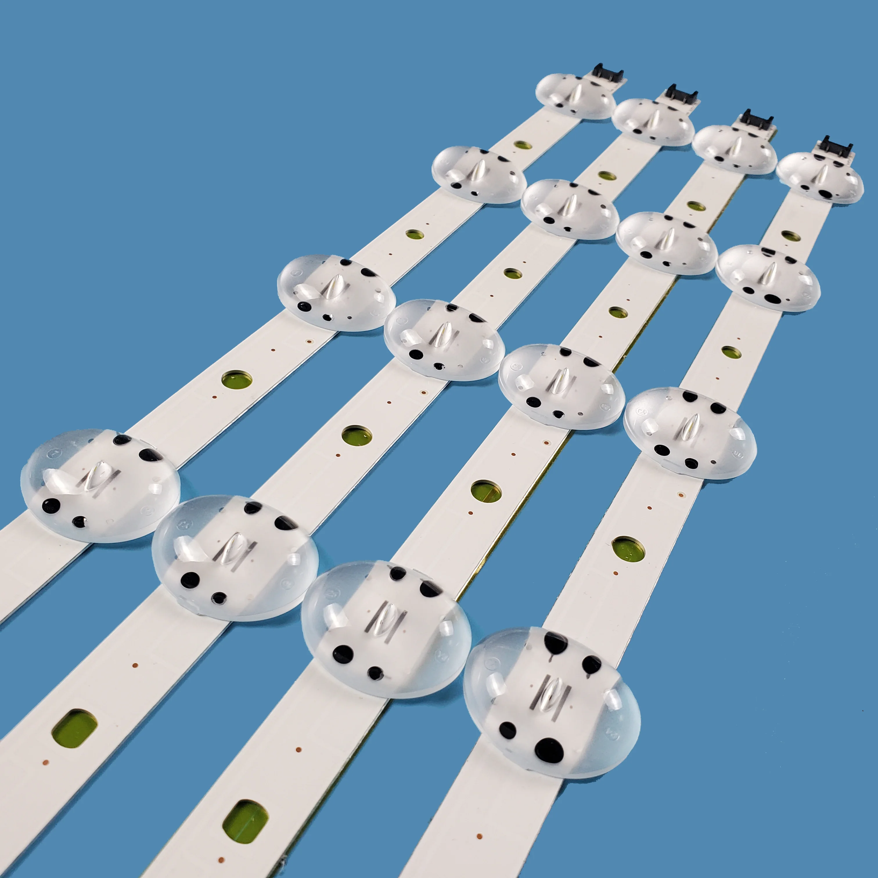 For LG 65UK6300YVB 65UK6300 65UK6400 65UK6470PLC 65UK6400PLF 65UK6300PUE SSC_65UK63_9LED_SVL650A95 EAV64013801 4 PCS LED Strip