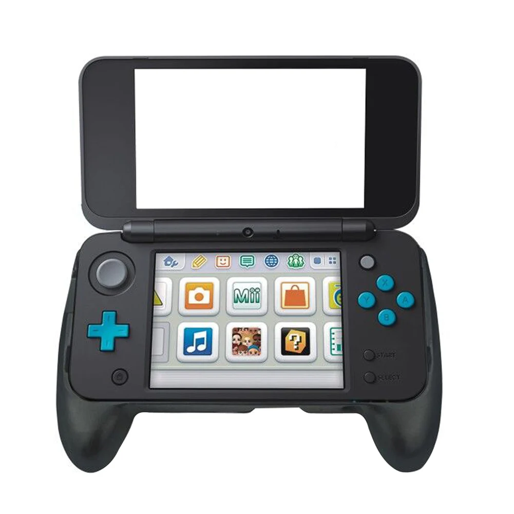 Protective Support Case ABS Plastic Console Gamepad Hand Grip Black for Nintendo NEW 2DS LL 2DS XL Console