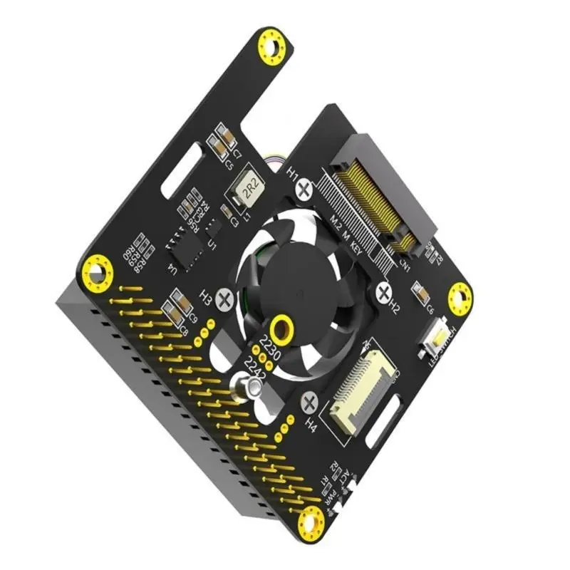 652F PCIe to M.2 NVMe SSD Adapter for 5 Featuring Cooling Fan and Heatsink Technology