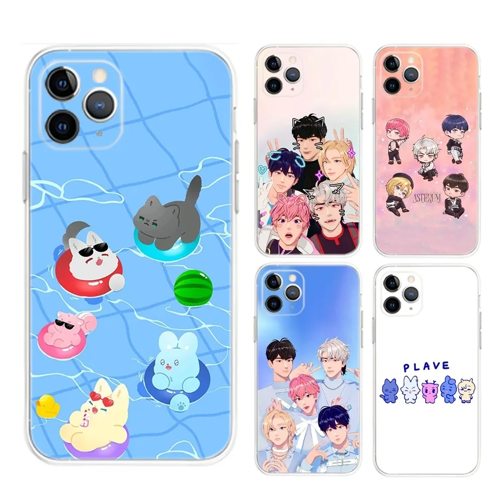 Kpop P-PLAVE Phone Case For iPhone Apple 15,14,13,12,Mini,11,Pro,Max,Plus,X,XR,XS,8,SE,2020,Plus Transparent Cover