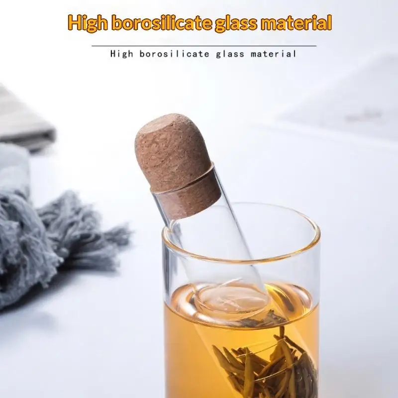 Heat Resistant Glass Tea Infuser Easy to Use Tea Filter Sieve for Morning Afternoon Tea Herb Spice Tea Steeping