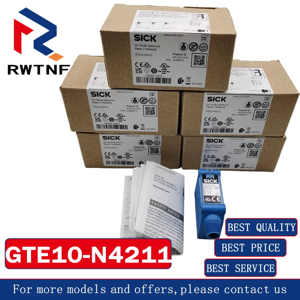 

Совершенно новый оригинальный GTE10-N4211 SICK фотоэлектрический датчик переключателя, 100% оригинальный складской запас