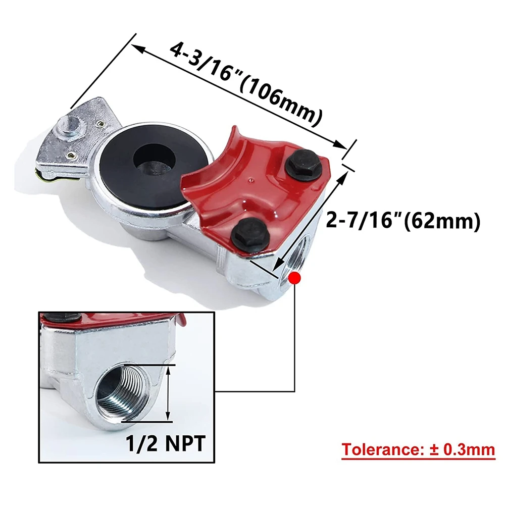 

Highly Recommended Universal Gladhand Emergency & Service Brake Air Hose Coupling Connectors Glad Hands Parts For Semi Trucks Tr