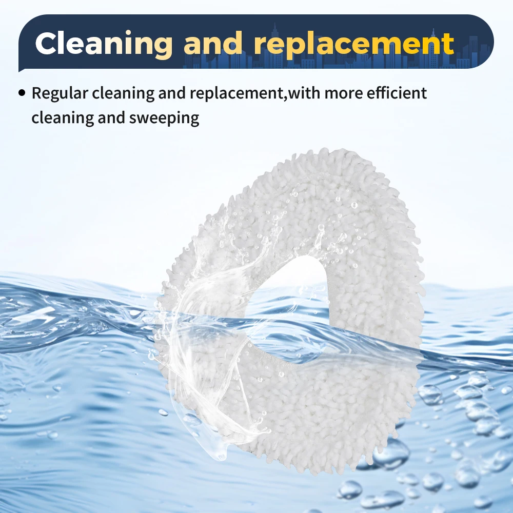 Sweeping Robot Mop Cloths for Narwal J3/ J4 / Freo X Ultra / J4 Lite /J5 / Freo Z Ultra Vacuum Cleaner Accessories Mop Pad Parts image 2